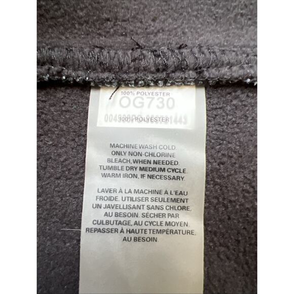 OGIO Full Zip Grit Fleece Vest XL Diesel Heather Gray OG730 Rugged Texture Logo - Picture 7 of 9